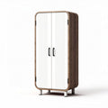 White double door storage cabinet for home or office use 80 x 40 x 180cm